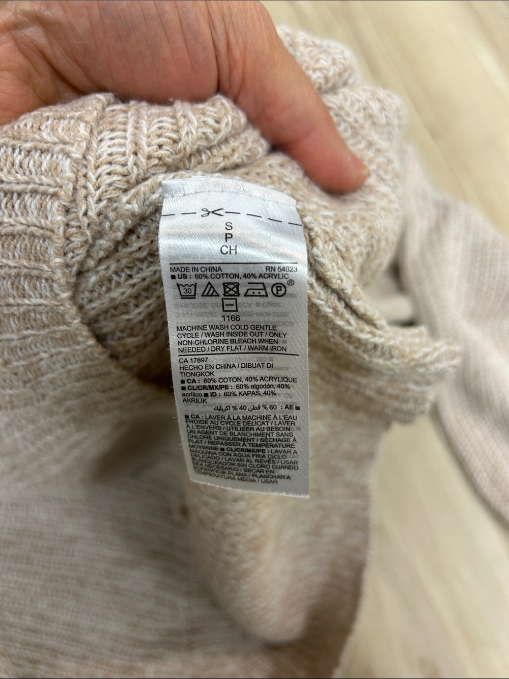Old Navy Cream Cowl-Neck Balloon-Sleeve Sweater image 4
